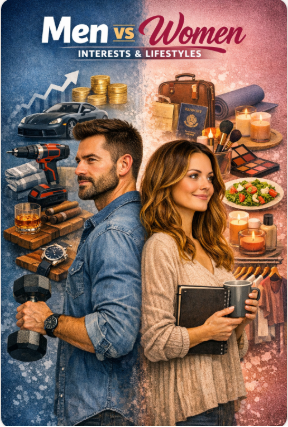 Men vs Women Interests Mobile
